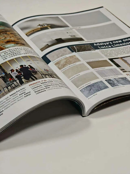 OEM Matt Lamination Cover Four-Color Printing Matt Art Paper Magazine Offset Printing Catalogue for Advertised Brochure