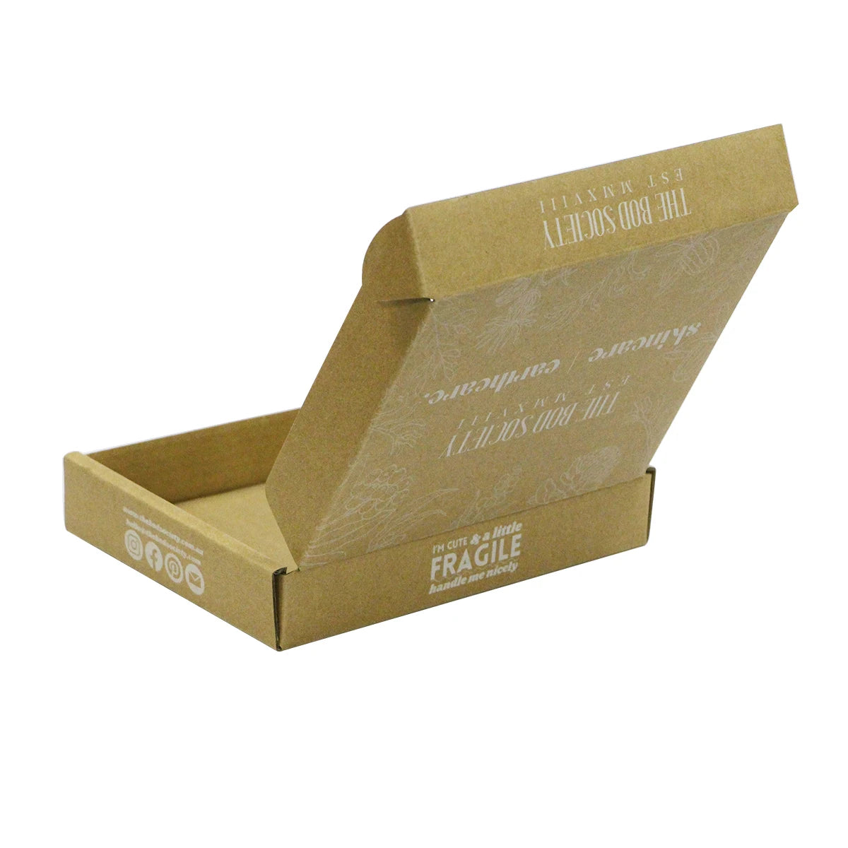 Folding Paper Box Custom Kraft Mailer Box Airplane Corrugated Carton Shipping Boxes Wholesale