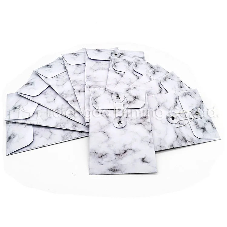 High Quality Ordinary Paper Envelope with Button and String Tie