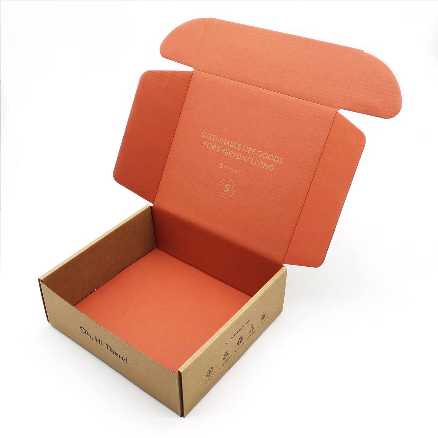 Custom Recycled Cardboard Apparel Clothes Subscription Shipping Carton Boxes Ecommerce Packaging Products for Underwear Custom