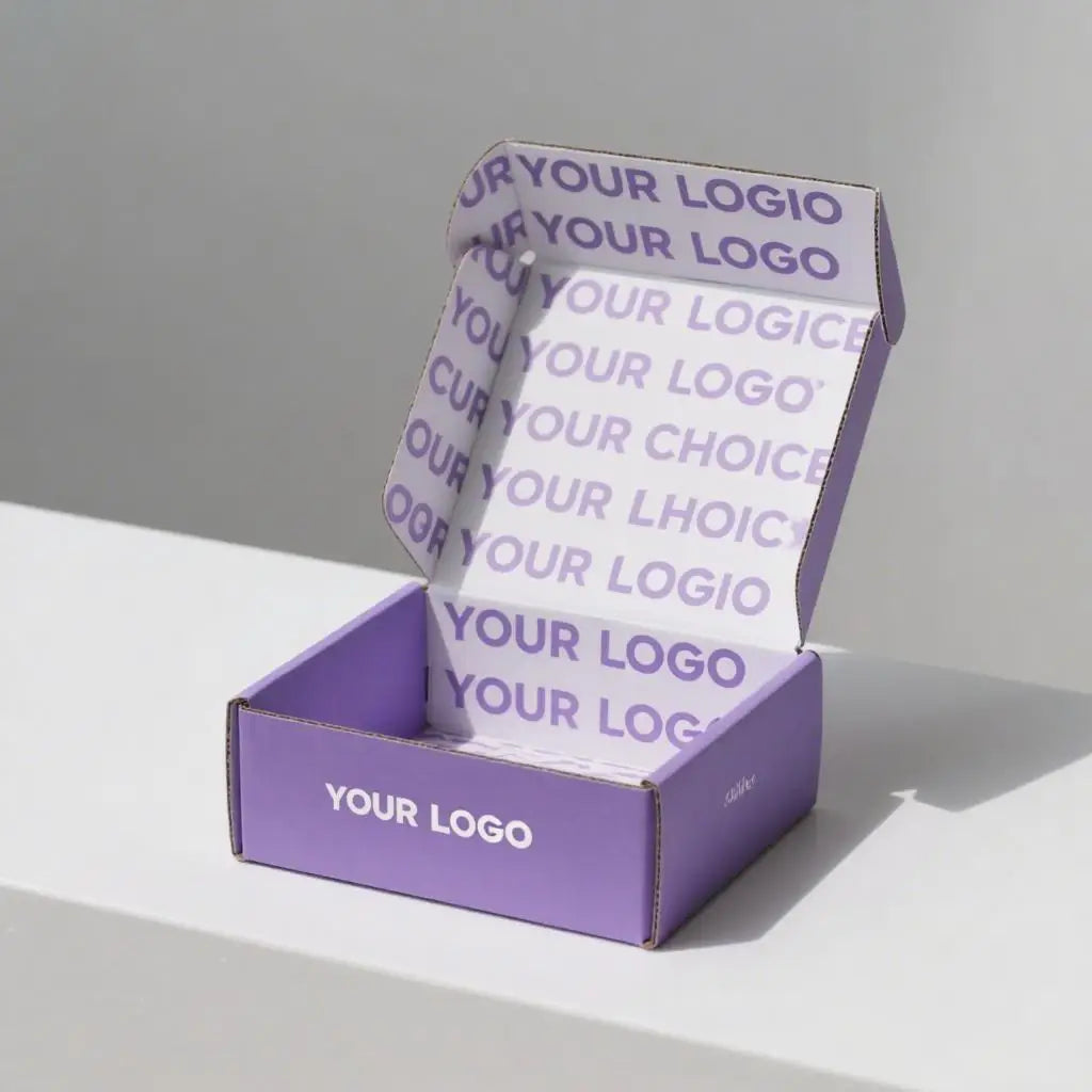 Custom Paper Cardboard Packaging Clothing Parcel Box Packages Lingerie Personalized Shipping Box with logo