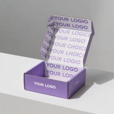 Custom Paper Cardboard Packaging Clothing Parcel Box Packages Lingerie Personalized Shipping Box with logo