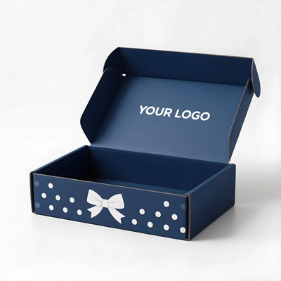 Customize Dark Blue Mailer Gift and Transport Box Dark Blue Customize Transport Gift and Mailer Box