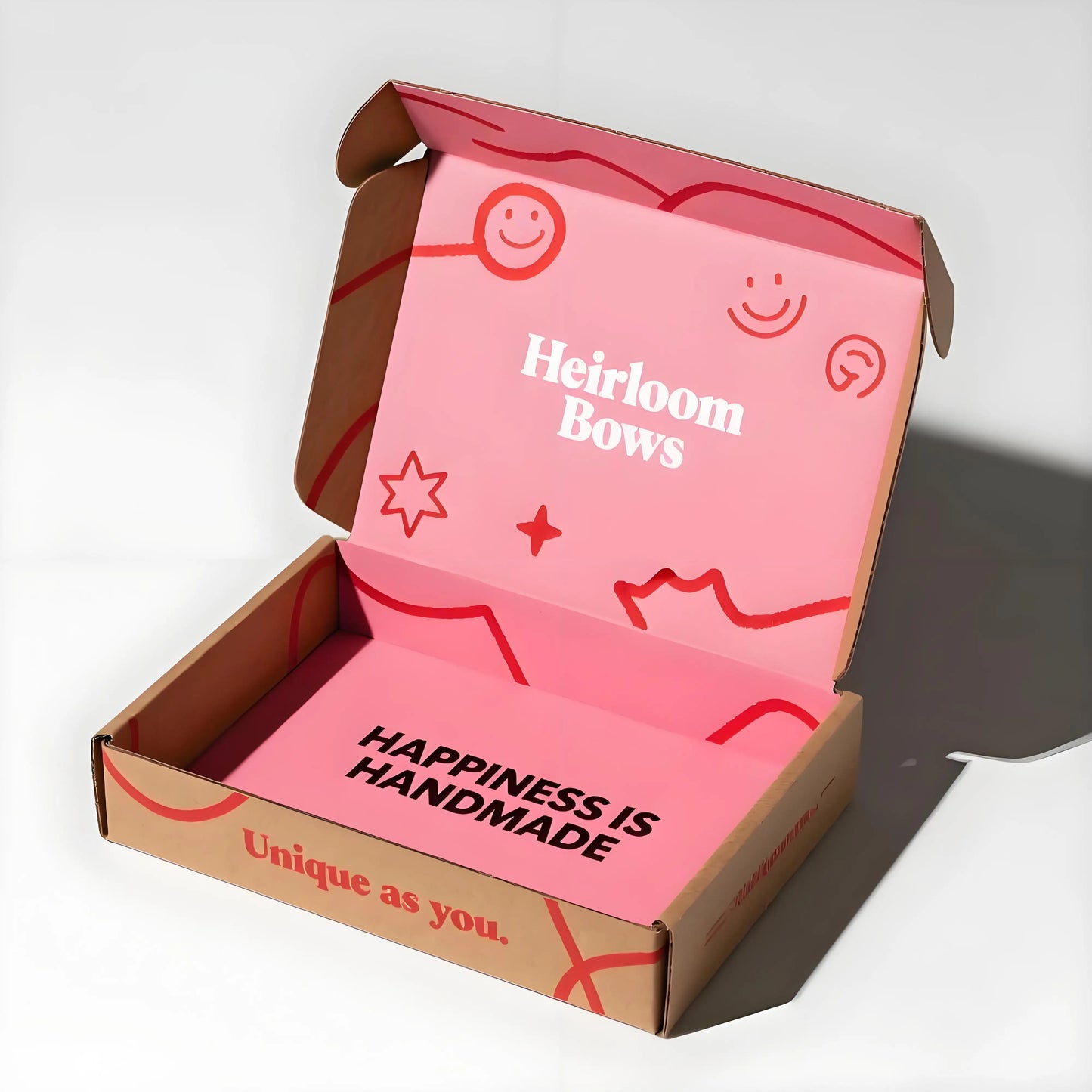 Recycled Materials Packaging Box with Sticker for Eyelash Boxes for Eco-Friendly Storage and Display
