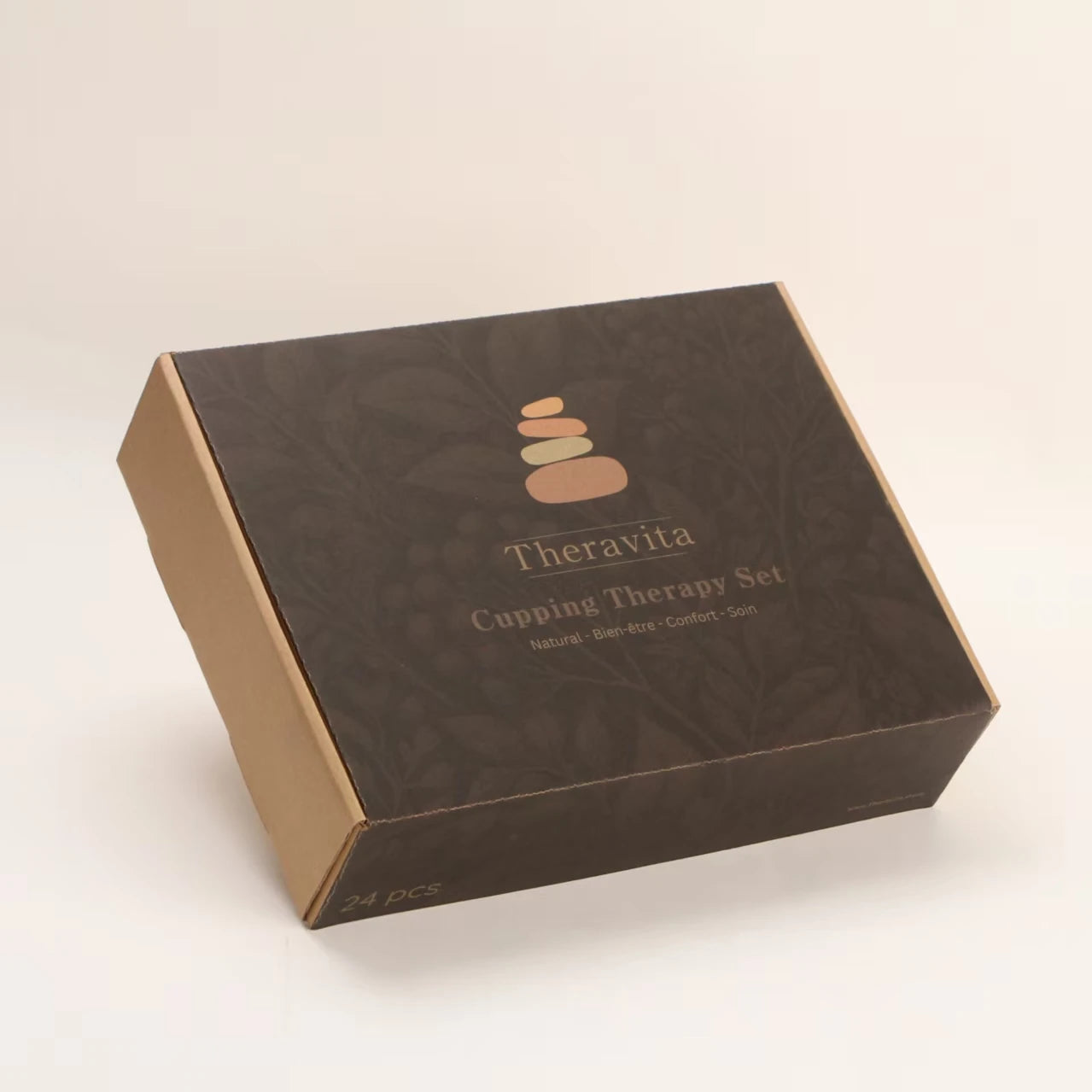 Kraft Box Packaging FSC Certified Custom Box Design for Therapy Set Durable Kraft Shipping Box Custom Package Corrugated Box