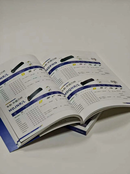 Fancy Paper Coer Brochure Custom Four-Color Printing Offset Printing Duplex Paper Perfect Bound for Manual Insturction Catalogue