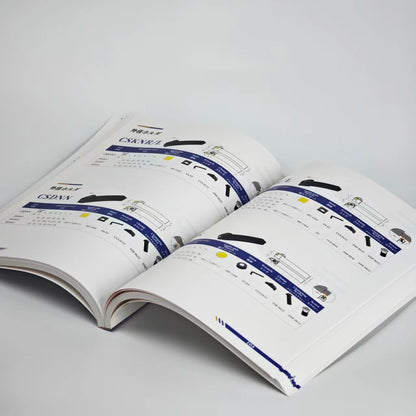 OEM Whosale Fancy Paper  Brochure Custom Four-Color Offset UV Printing Duplex Paper Perfect Bound Manual Instruction Catalogue