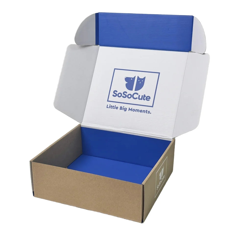 Eco-friendly Recyclable Biodegradable Custom Packaging Thick Paper Airplane Boxes Toy  Doll Gift Boxes