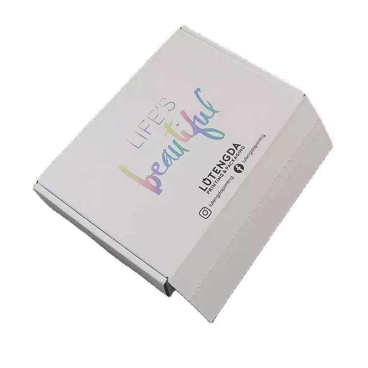 Free Design  High Quality Colorful Biodegradable Gift Perfume Corrugated Paper Packaging Mailer Box