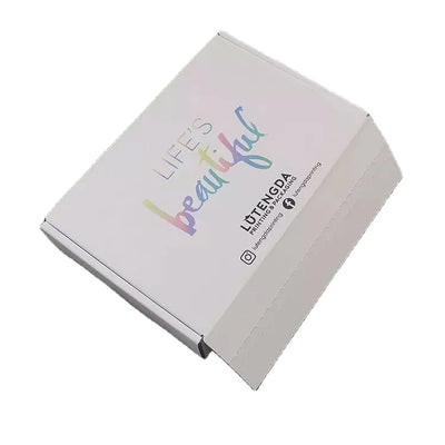 Free Design  High Quality Colorful Biodegradable Gift Perfume Corrugated Paper Packaging Mailer Box