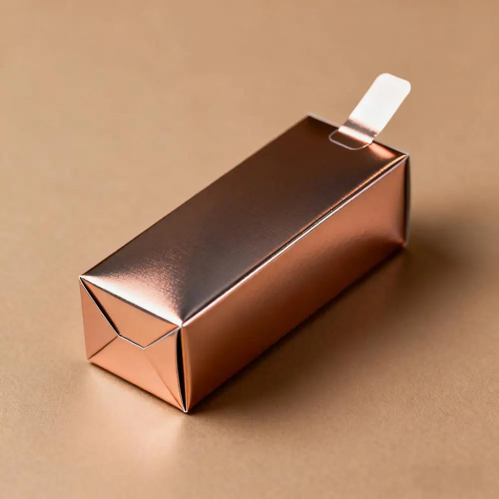 Custom Logo Gold Foil Paper Makeup Gift Craft Double Side Print Cosmetic Boxes Essential Oil Dropper Bottle Packaging Boxes
