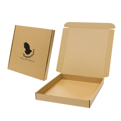 Custom Printed Black Logo Cardboard Shipping Packaging Box Gift Box Paper Mailer Box Custom