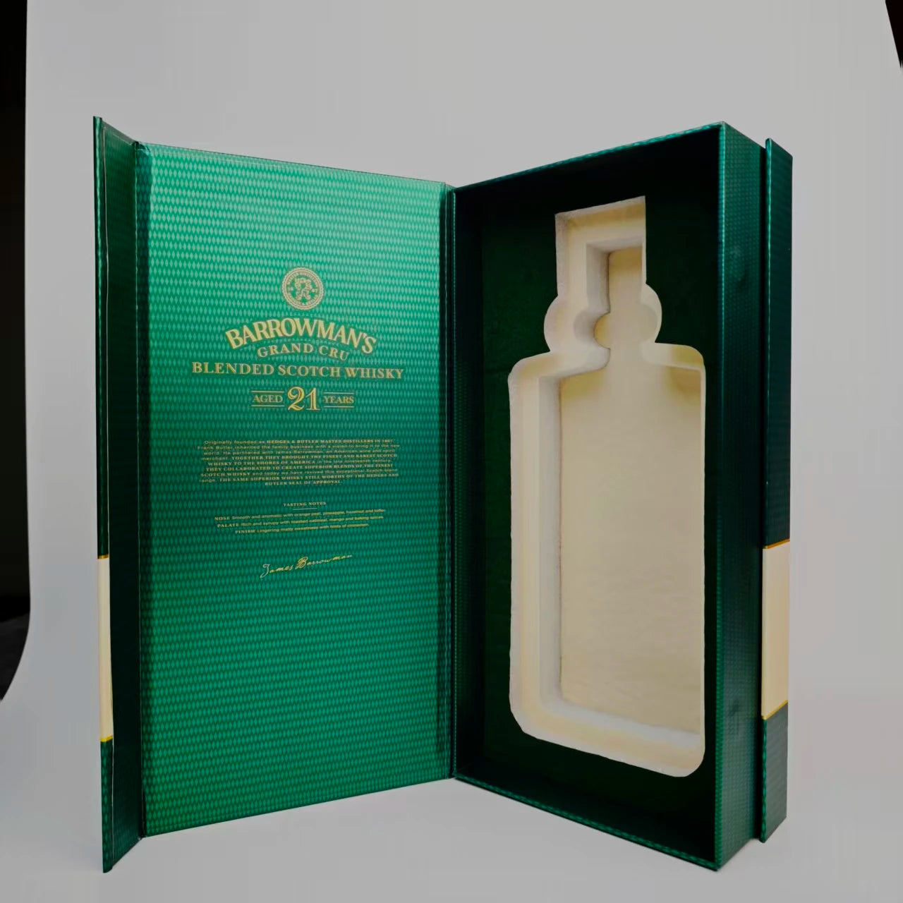 OEM High-End Gold Foil Glossy Lamination Luxury Wine Bottle Gift Box Magnet-Closure Box Carton Wine Gift Box Packaging