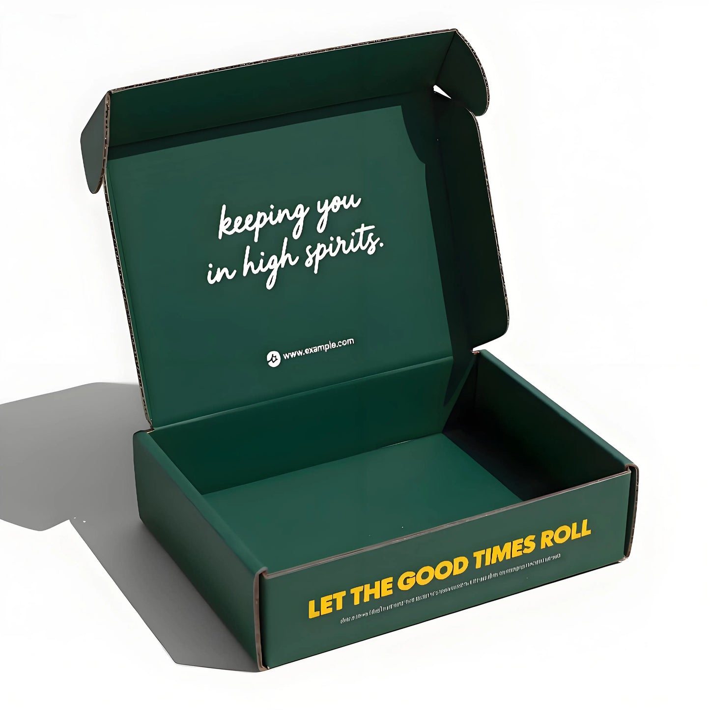 High Quality Sage Green Gift Box with Matte Lamination and Spot UV Finish Green Box Green Packaging for Eco-Friendly Shipping