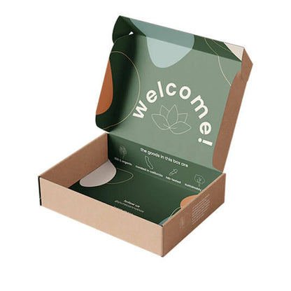 Custom Recycled Cardboard Apparel Clothes Subscription Shipping Carton Boxes Ecommerce Packaging Products for Underwear Custom