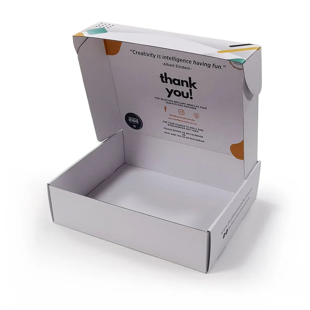 Custom Recycled Cardboard Apparel Clothes Subscription Shipping Carton Boxes Ecommerce Packaging Products for Underwear Custom