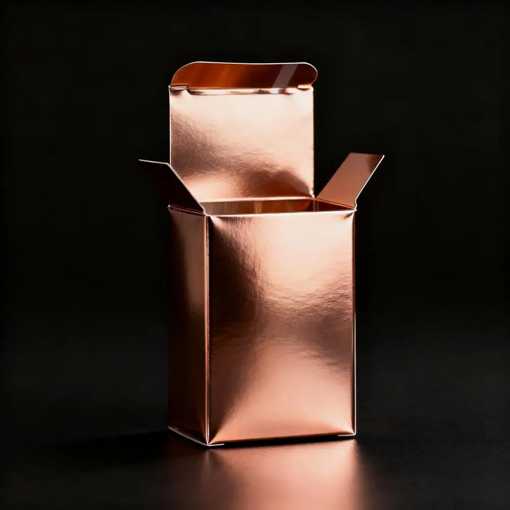 Custom Logo Gold Foil Paper Makeup Gift Craft Double Side Print Cosmetic Boxes Essential Oil Dropper Bottle Packaging Boxes