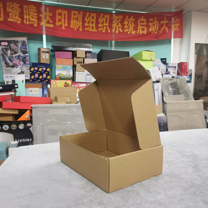 Free Sample Custom Plain Wholesale Cosmetic Self Locking Tear Strip Corrugated Packaging Mailer Box Shipping Paper Box
