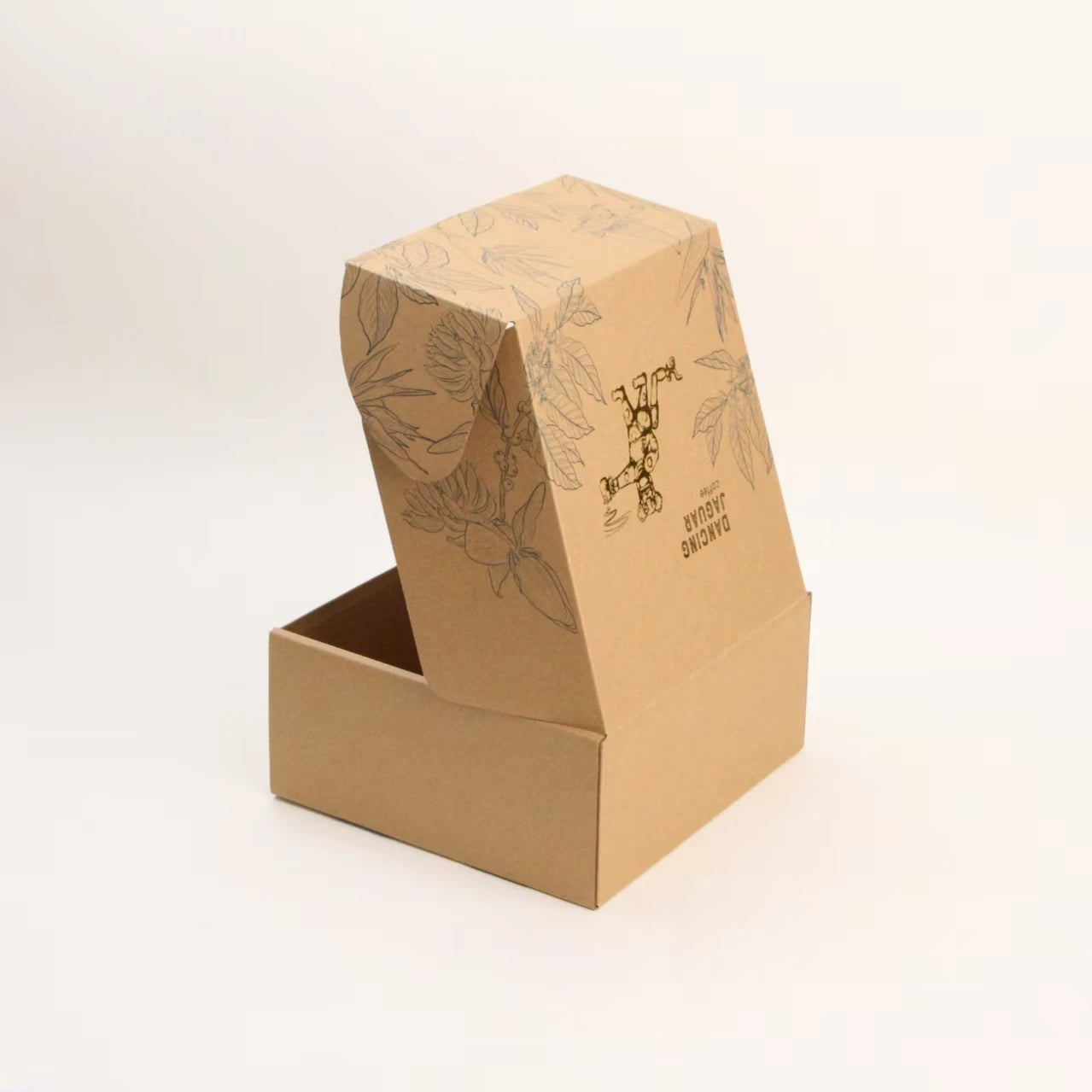 Kraft Box Packaging Custom Box Design Printed Kraft Shipping Box Gold Foil Stamping Custom Package FSC BSCI Certified