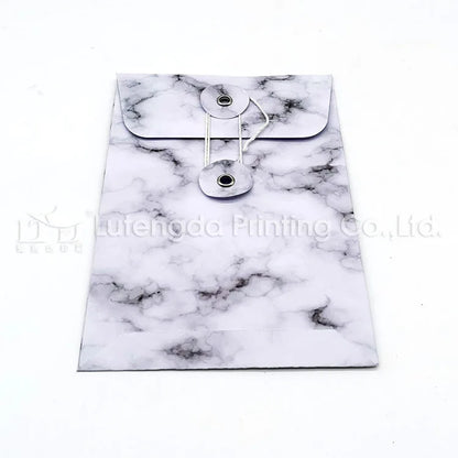 High Quality Ordinary Paper Envelope with Button and String Tie