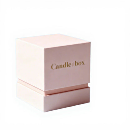 Custom Package Design Lid and Base Gift Box White Cardboard Top and Bottom Box for Luxury Candle Box Retail FSC BSCI Certified