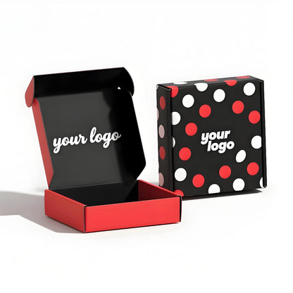 Package Design Custom Logo Branded Corrugated Cardboard Luxury Clothing Box Packaging Custom Print Shipping Postage Mailing Box