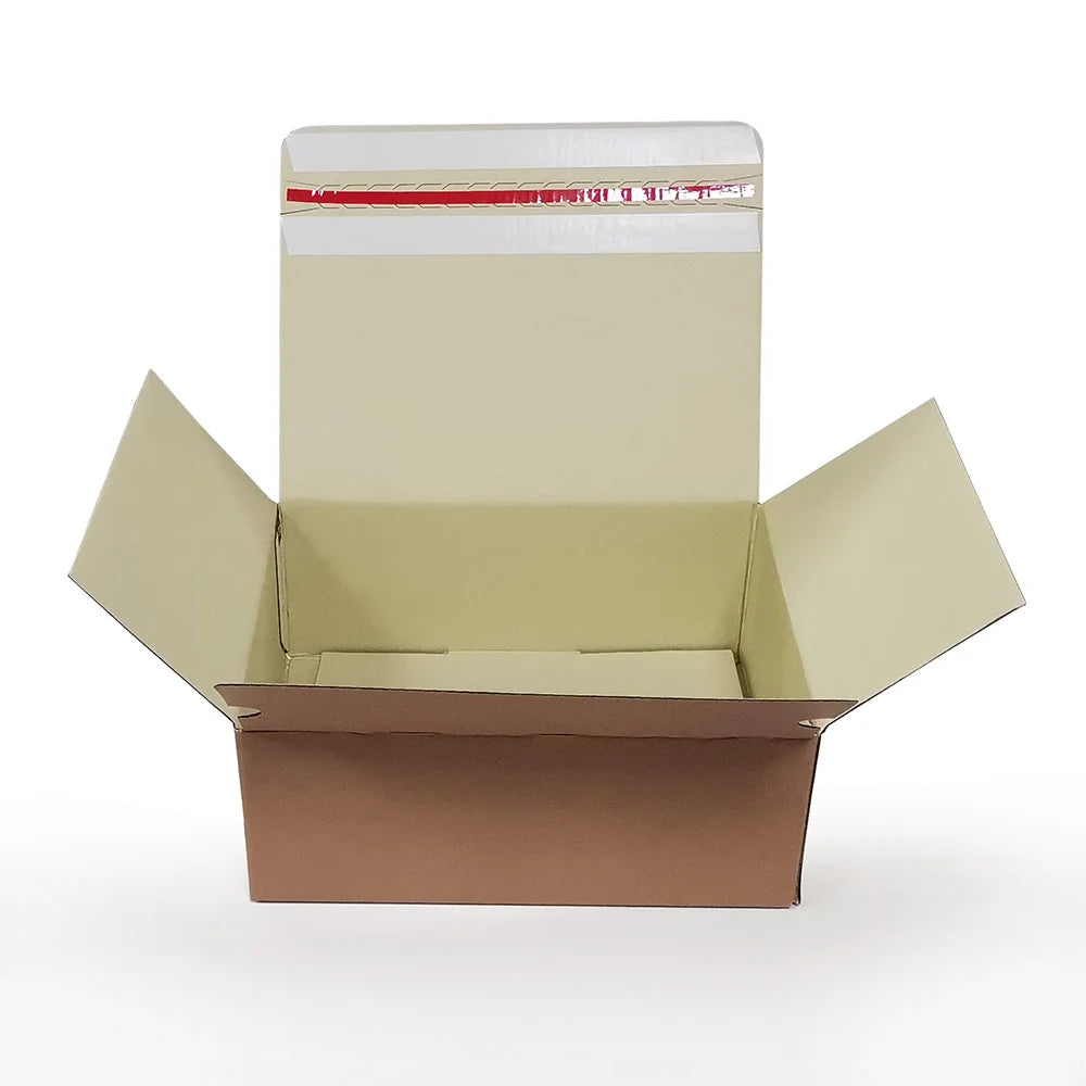 Free Design Custom Size Bio-degradable Classic Plain Brown Cardboard Delivery Mailer Box Low Moq