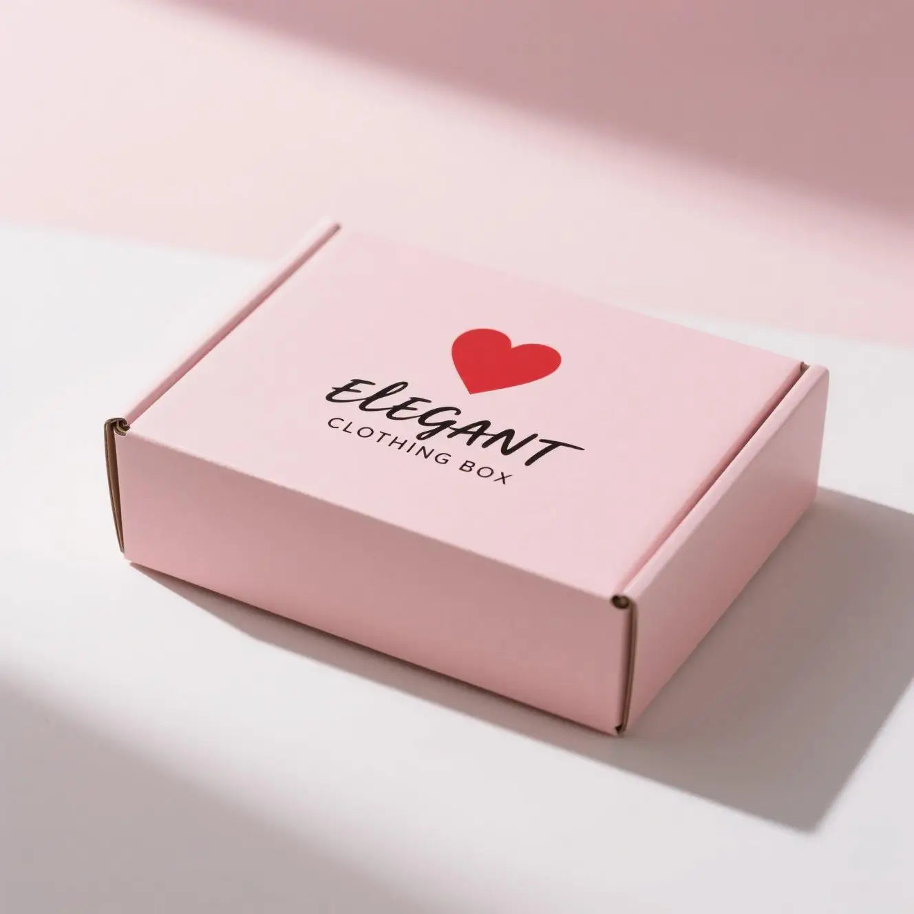 Luxury Customizable Cardboard Paper Box with logo Gift Mailing Boxes pink Boxes for Packaging Shipping Clothing