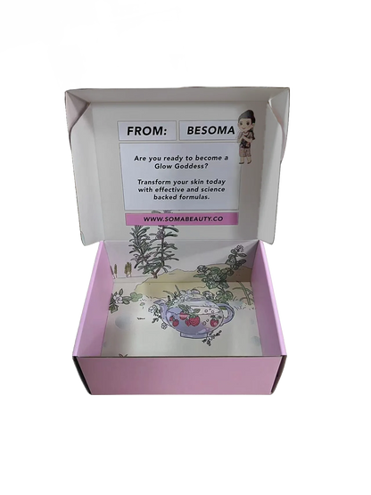 Luxury Pink Cardboard Kraft Corrug Shipping Cosmetic Packaging Mailer Gift Boxes Custom logo Manufacture