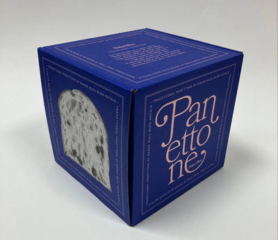 Blue Packaging Rigid Box Custom High Quality Mailer Box Custom Printing Panettone Gift Craft Box Foldable Transport Box