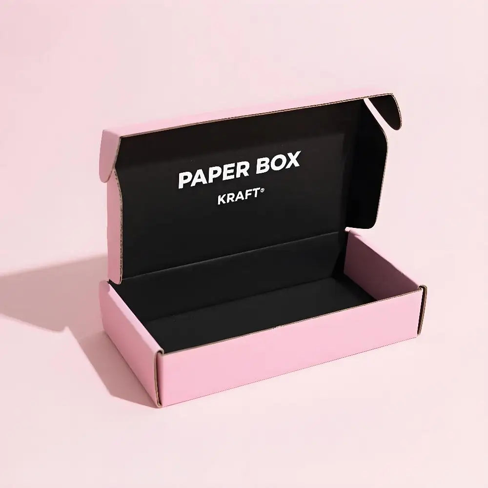 Wholesale Custom Pink Tissue Paper Gift Box Set with Logo Custom Boxes