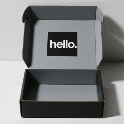 Minimalist Kraft Paper Packaging Rigid Gift Box Oem Shipping Mailer Packaging Corrugated Box Eco Friendly Cardboard Paper Boxes