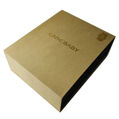 Manufacturer Custom Luxury Gold Foil Stamping Rigid Brown Paper Cardboard Box Packaging Magnetic Gift Boxes With EVA Foam Insert