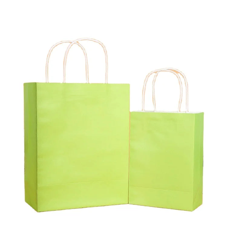 Wholesale Packaging Kraft Paper Bags Custom logo Design Cosmetic Shopper Bag Promotional Glossy Shopping Bag with Handle
