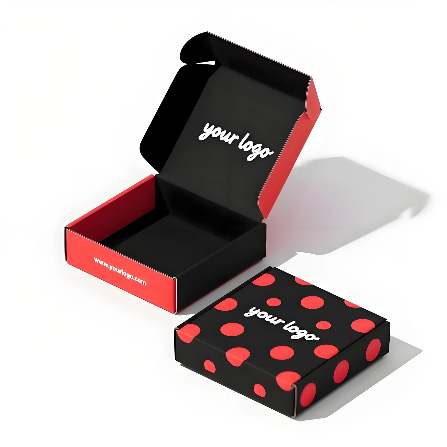 Package Design Custom Logo Branded Corrugated Cardboard Luxury Clothing Box Packaging Custom Print Shipping Postage Mailing Box