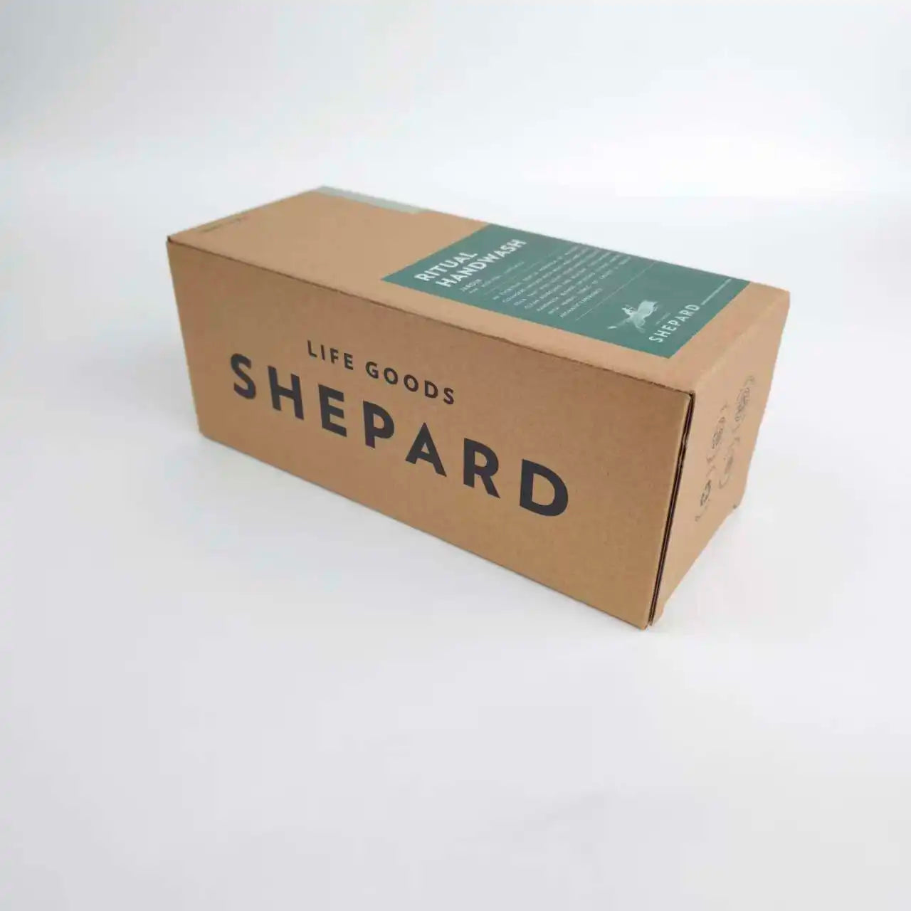 Custom Kraft Paper Retail Box Printed Corrugated Product Box for Skin Care Handwash Lotion Bottle Eco-Friendly Certified