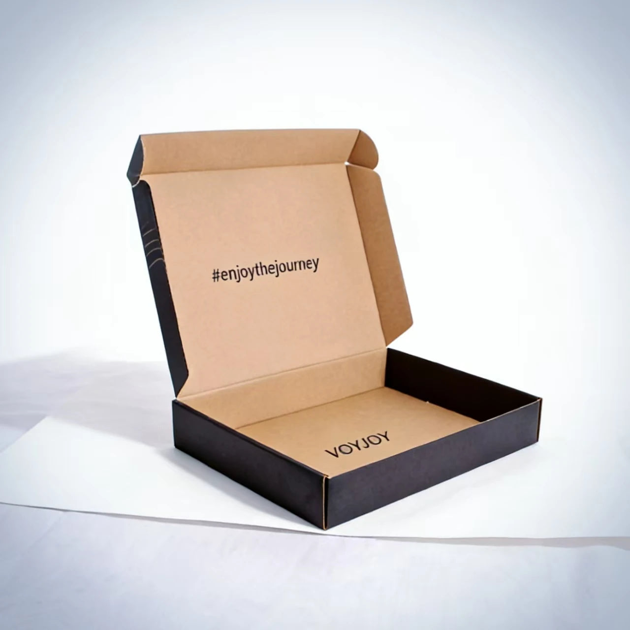 Kraft Box Packaging Luxury Kraft Box Black Printed Gift Corrugated Kraft Box for Premium Product Shipping Display Eco-Friendly