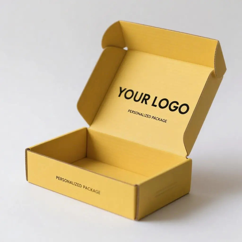 Custom Paper Cardboard Packaging Clothing Parcel Box Packages Lingerie Personalized Shipping Box with logo