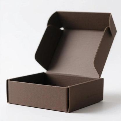 Luxury Customized Premium Gold Foil Brown Cardboard Corrugated Gift Packaging Box for Shipping and Gift Packaging