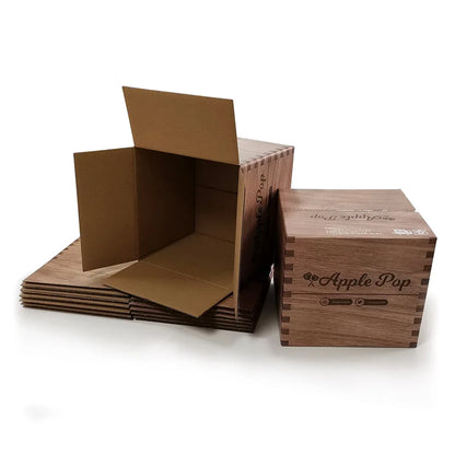 Wholesale Customized Single Wall B-flute 3 Layer Cardboard Corrugated Shipping Mailing Postal Carton Box