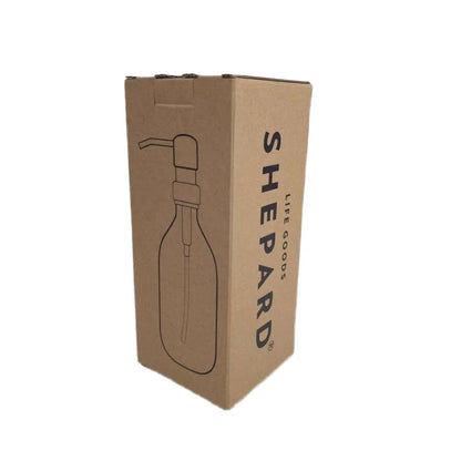 Custom Kraft Paper Retail Box Printed Corrugated Product Box for Skin Care Handwash Lotion Bottle Eco-Friendly Certified