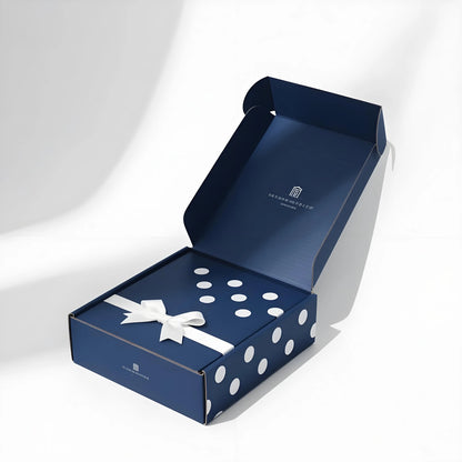 Customize Dark Blue Mailer Gift and Transport Box Dark Blue Customize Transport Gift and Mailer Box
