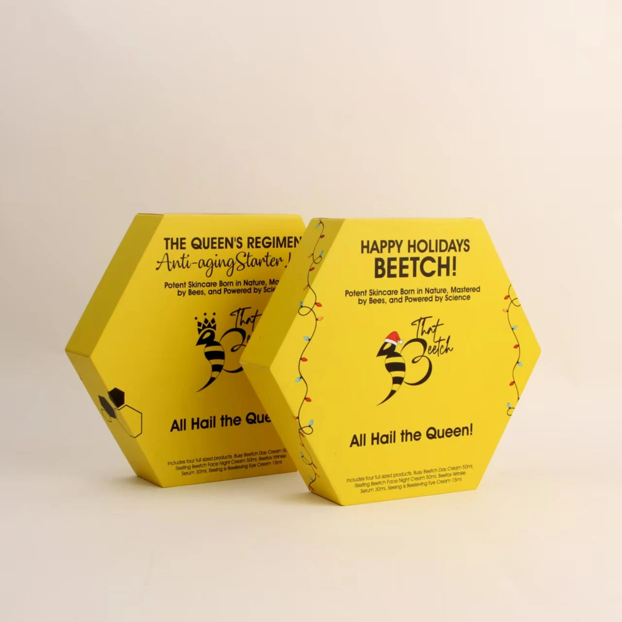 Lid and Base Gift Box Custom Package Design Yellow Cardboard Skin Care Packaging for Cosmetic FSC Certified Custom Box Design