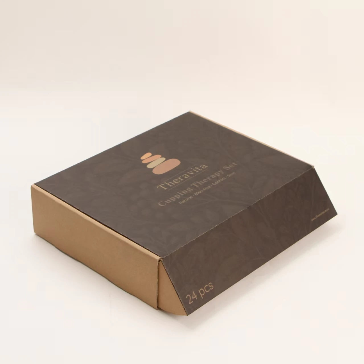 Kraft Box Packaging FSC Certified Custom Box Design for Therapy Set Durable Kraft Shipping Box Custom Package Corrugated Box