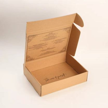 Kraft Box Packaging FSC Certified Custom Box Design for Therapy Set Durable Kraft Shipping Box Custom Package Corrugated Box
