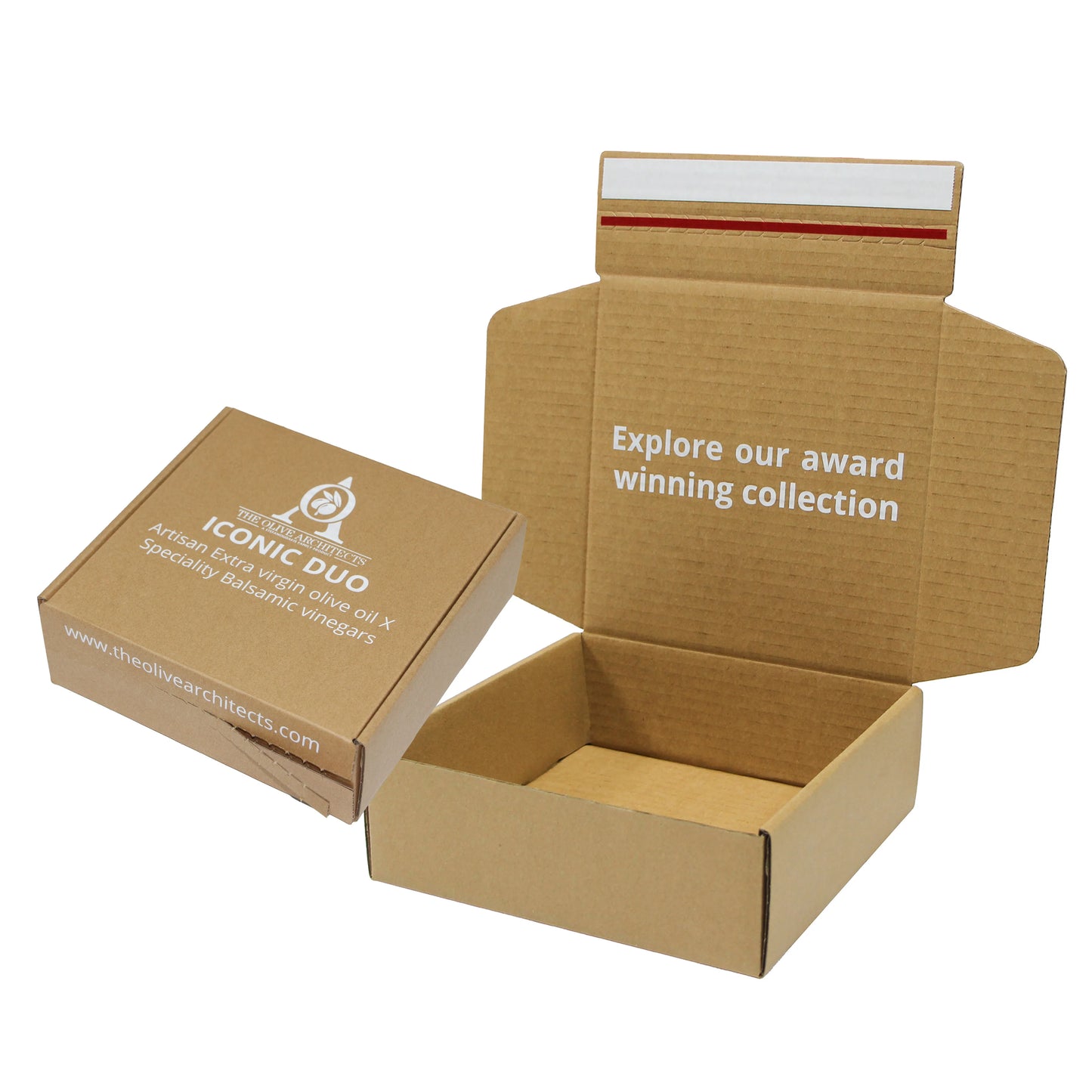 Tear Stripe Self Sealing Postal Boxes Packaging Corrugated Box Cardboard Small Shipping Boxes With Custom Logo Printed