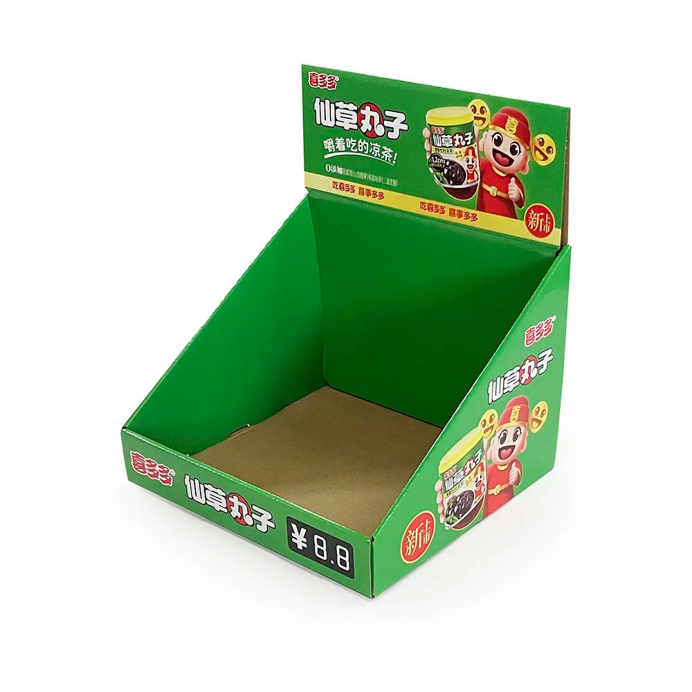 Shelf Ready Corrugated Cardboard Counter Display Box PDQ Tear Away Packaging for Retail Store Shipping for Cardboard Packaging