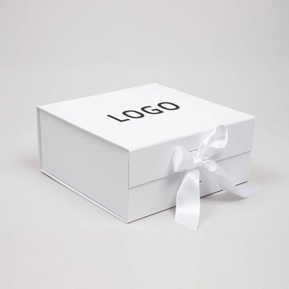 Luxury Recycled Collapsible White Rigid Magnetic Gift Box Matte With Magnetic Closure Lid with Insert for Wine Bottle