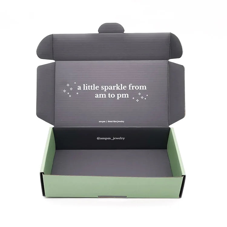 Custom  Printed Biodegradable Cardboard  Jewelry Packaging E-Commerce Subscription Shipping Mailing Box with Factory  Price