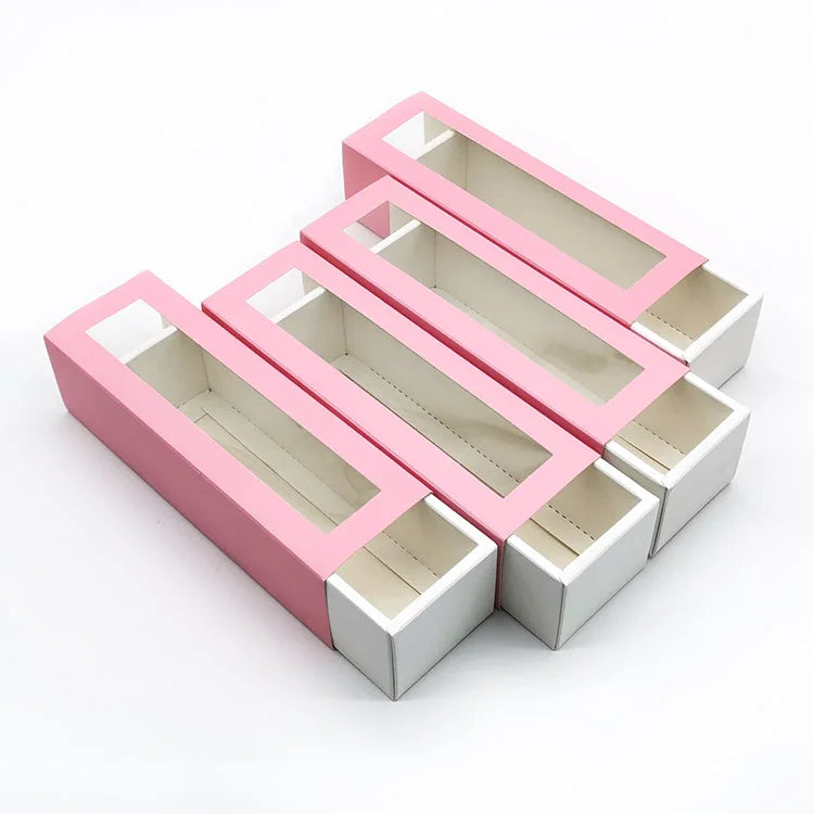 Drawer Kraft Paper Cookie Box Macaron Dessert Packaging Candy Snacks Packing Boxes for Cake